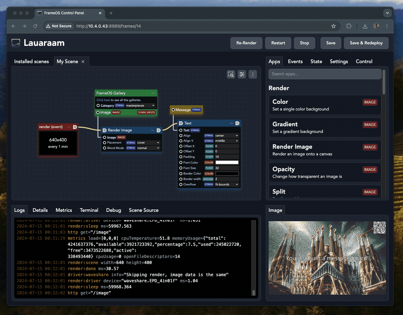 Code nodes